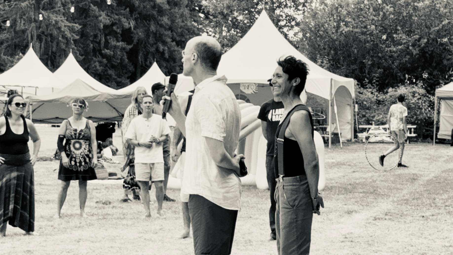 A community dance gathering